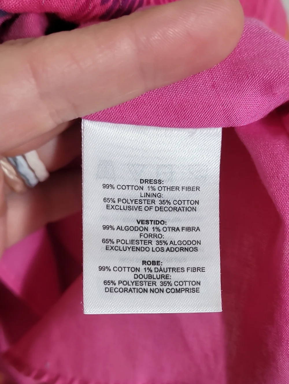 Vintage Bloom Girls Floral Dress Size 12/14 Pink Metallic Fit Flare Cottagecore